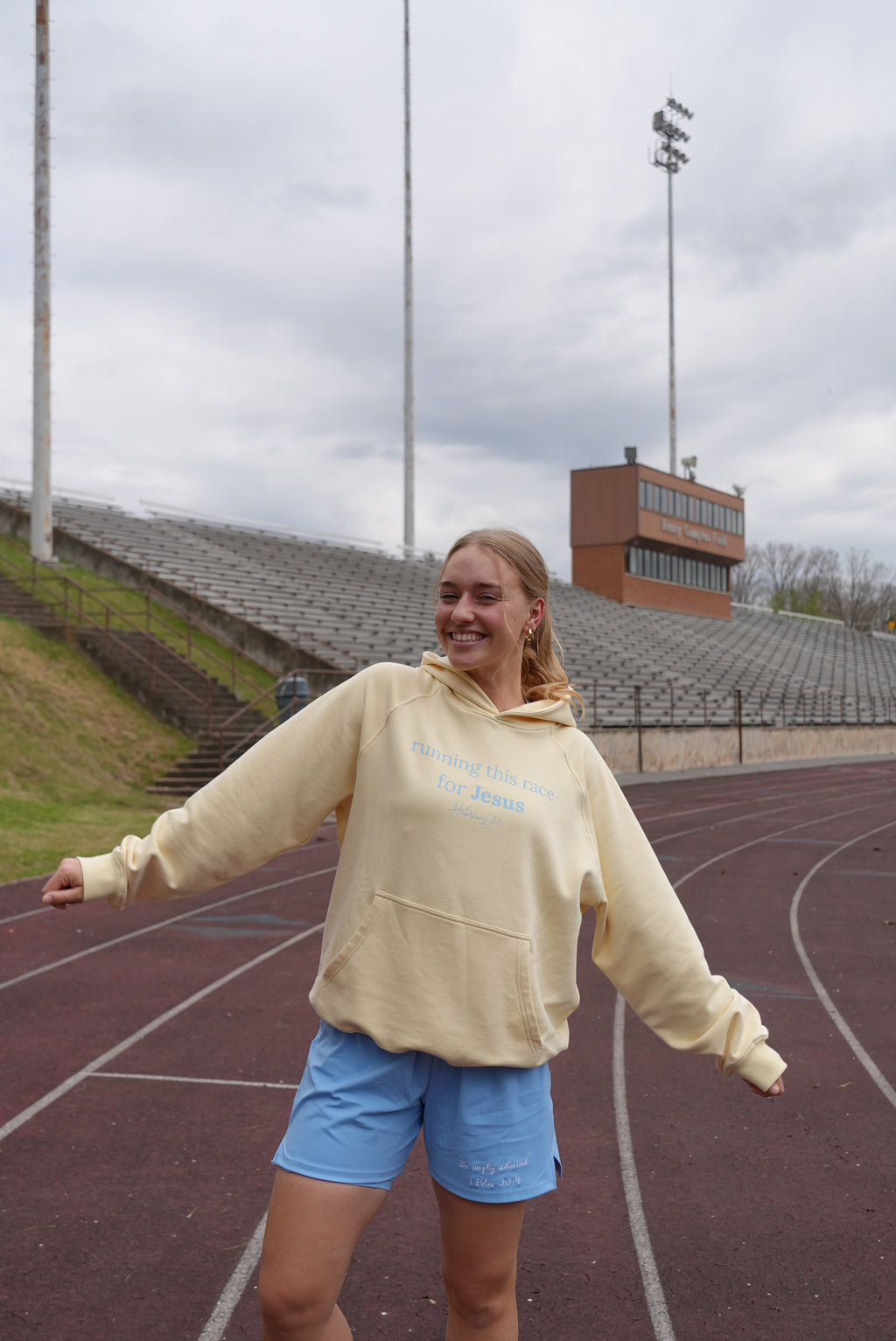 Running this race for Jesus Hoodie