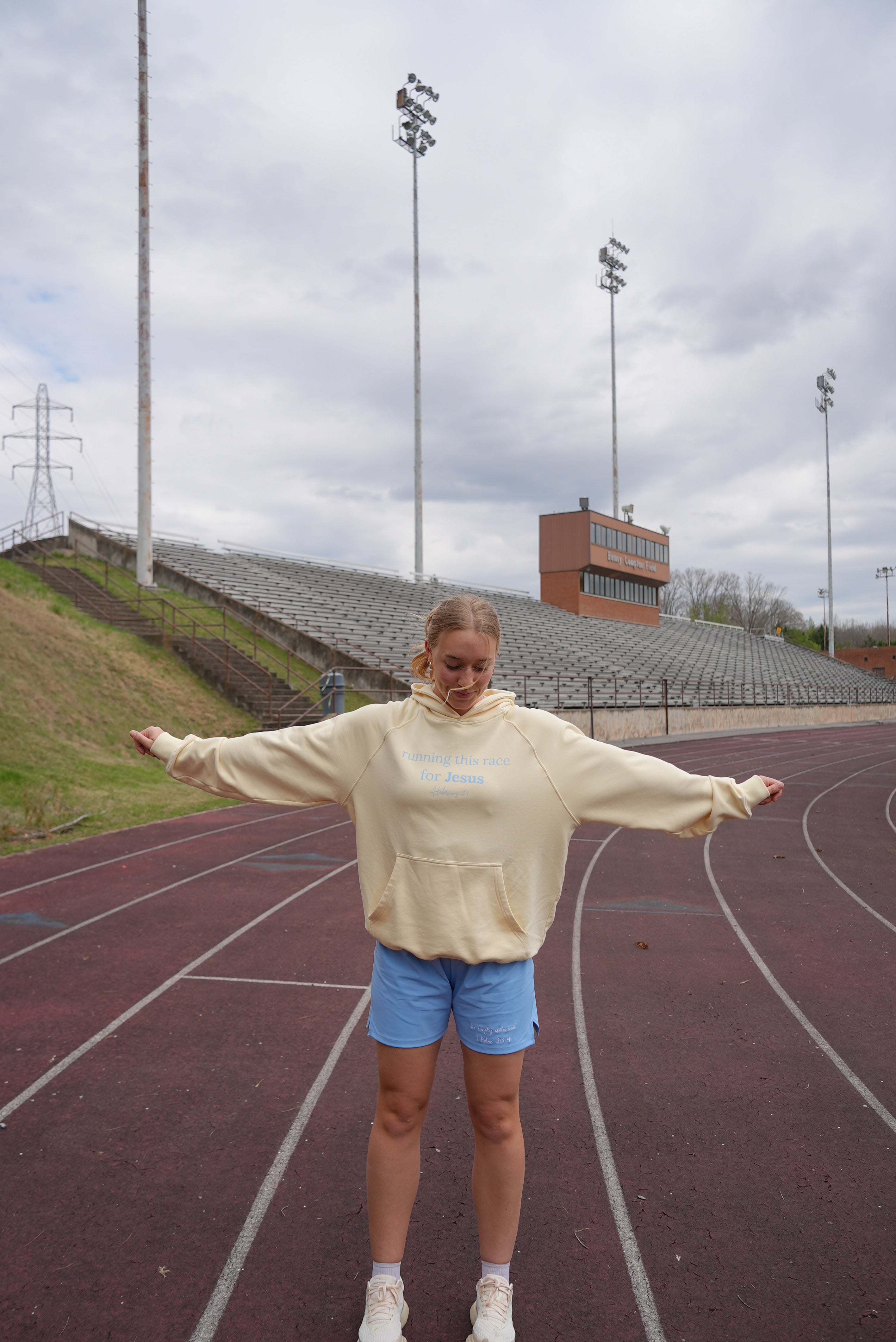 Running this race for Jesus Hoodie